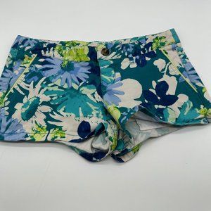 Womens Juniors Mossimo Short Shorts Floral 5 6 Like New